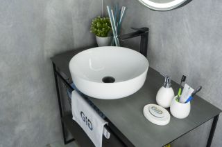 Раковина Gid D1315 51182 накладная белая 41.5x41.5x13.5